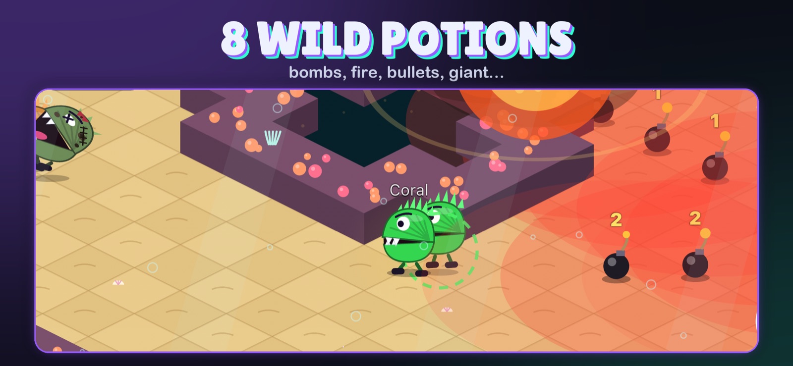 Bombs about to blow