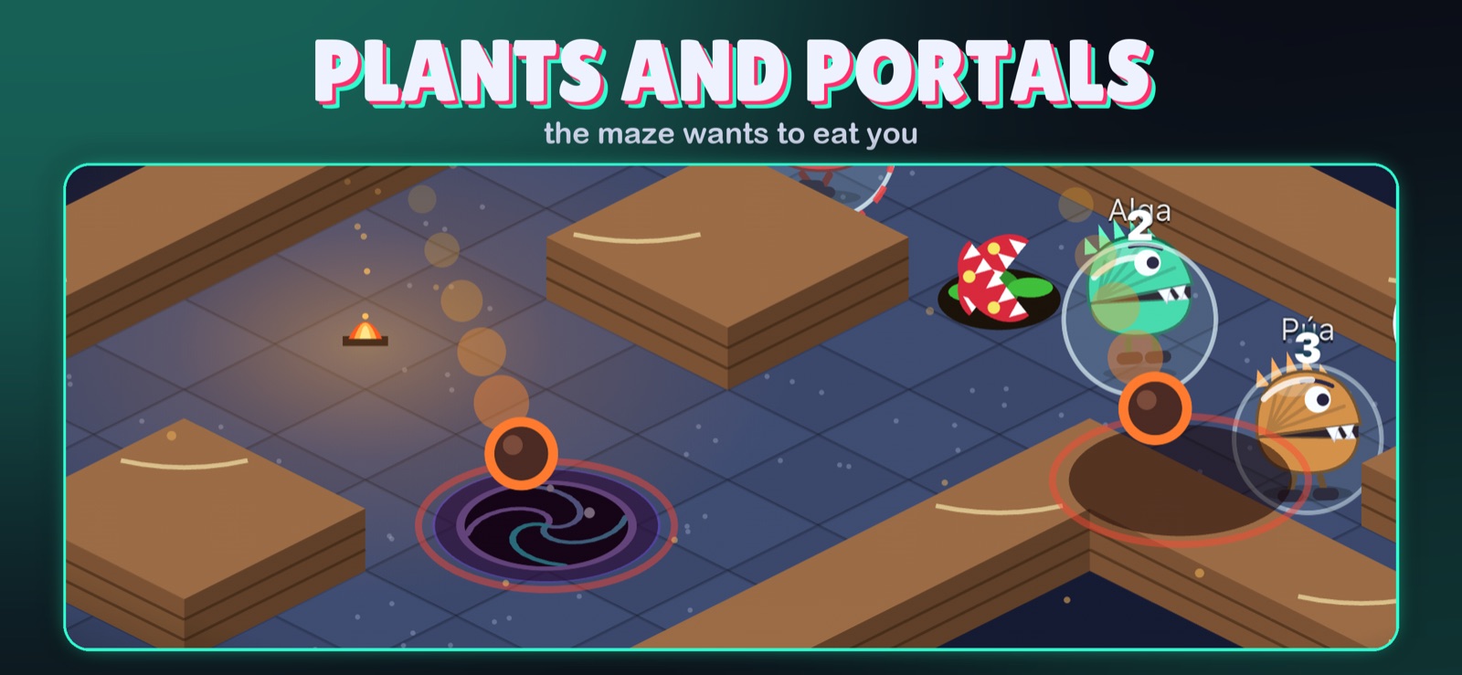 Carnivorous plants and portals